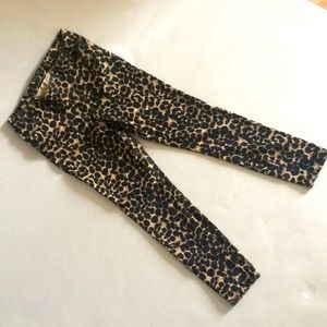 Sz4-6 Faded Glory Cheetah print pants